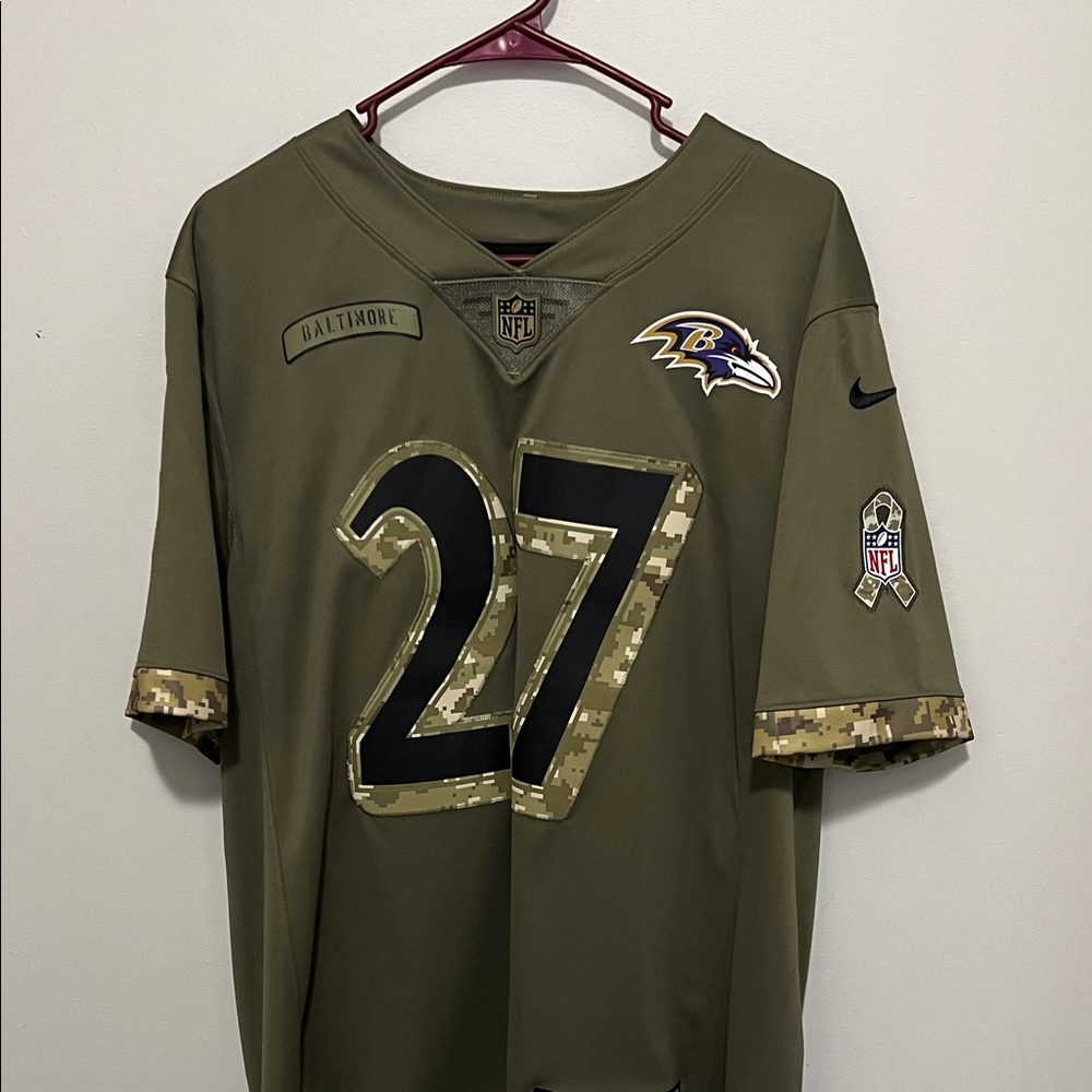 Nike Men's Olive and Camouflage NFL Jersey